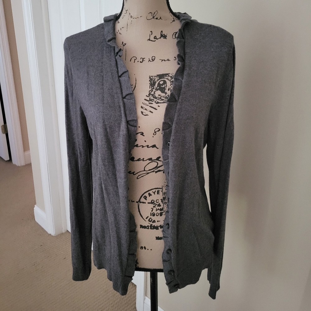 Kenneth Cole Reaction Large Grey Cardigan
